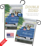 Play Day with Buddy - Pets Nature Vertical Impressions Decorative Flags HG110126 Made In USA
