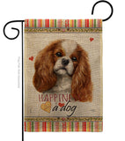 Comforter Spaniel Happiness - Pets Nature Vertical Impressions Decorative Flags HG110134 Made In USA