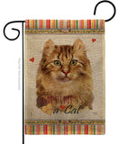 Amerian Curl Happiness - Pets Nature Vertical Impressions Decorative Flags HG110144 Made In USA
