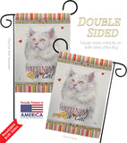 German Long Hair Happiness - Pets Nature Vertical Impressions Decorative Flags HG110173 Made In USA