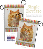 Furry Cat - Pets Nature Vertical Impressions Decorative Flags HG110078 Made In USA