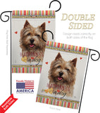 Norwich Terrier Happiness - Pets Nature Vertical Impressions Decorative Flags HG110200 Made In USA