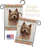 Norwich Terrier Happiness - Pets Nature Vertical Impressions Decorative Flags HG110200 Made In USA