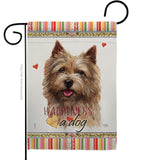 Norwich Terrier Happiness - Pets Nature Vertical Impressions Decorative Flags HG110200 Made In USA