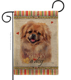 Pekingese Happiness - Pets Nature Vertical Impressions Decorative Flags HG110201 Made In USA