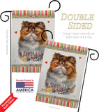 Persian Happiness - Pets Nature Vertical Impressions Decorative Flags HG110205 Made In USA