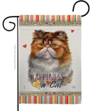 Persian Happiness - Pets Nature Vertical Impressions Decorative Flags HG110205 Made In USA