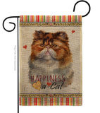 Persian Happiness - Pets Nature Vertical Impressions Decorative Flags HG110205 Made In USA