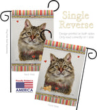 Siberian Happiness - Pets Nature Vertical Impressions Decorative Flags HG110219 Made In USA