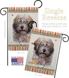 Tibetan Terrier Happiness - Pets Nature Vertical Impressions Decorative Flags HG110228 Made In USA