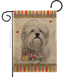 Lhasa Apso Happiness - Pets Nature Vertical Impressions Decorative Flags HG110236 Made In USA