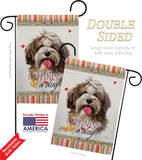 Havanese Cuban Happiness - Pets Nature Vertical Impressions Decorative Flags HG110239 Made In USA