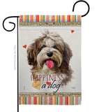 Havanese Cuban Happiness - Pets Nature Vertical Impressions Decorative Flags HG110239 Made In USA