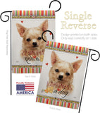 Apple Head Chihuahua Happiness - Pets Nature Vertical Impressions Decorative Flags HG110248 Made In USA