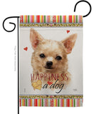 Apple Head Chihuahua Happiness - Pets Nature Vertical Impressions Decorative Flags HG110248 Made In USA