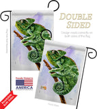 Chameleon - Pets Nature Vertical Impressions Decorative Flags HG110274 Made In USA