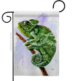 Chameleon - Pets Nature Vertical Impressions Decorative Flags HG110274 Made In USA