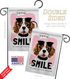 Please Smile - Pets Nature Vertical Impressions Decorative Flags HG137524 Made In USA