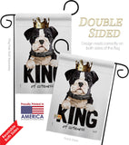 King Of Cuteness - Pets Nature Vertical Impressions Decorative Flags HG137525 Made In USA