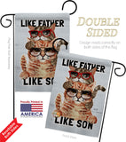 Like Father like Son - Pets Nature Vertical Impressions Decorative Flags HG137527 Made In USA