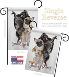 Shall we Dance - Pets Nature Vertical Impressions Decorative Flags HG137562 Made In USA