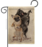 Shall we Dance - Pets Nature Vertical Impressions Decorative Flags HG137562 Made In USA