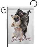 Shall we Dance - Pets Nature Vertical Impressions Decorative Flags HG137562 Made In USA