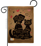 Friends are like Stars - Pets Nature Vertical Impressions Decorative Flags HG191085 Made In USA