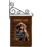 Crime Lab - Pets Nature Vertical Impressions Decorative Flags HG110002 Made In USA