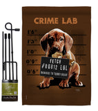 Crime Lab - Pets Nature Vertical Impressions Decorative Flags HG110002 Made In USA