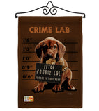 Crime Lab - Pets Nature Vertical Impressions Decorative Flags HG110002 Made In USA