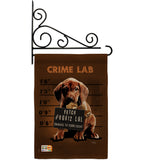 Crime Lab - Pets Nature Vertical Impressions Decorative Flags HG110002 Made In USA