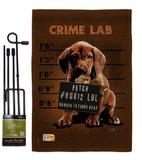 Crime Lab - Pets Nature Vertical Impressions Decorative Flags HG110002 Made In USA
