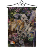 Purfect Gardening Buddies - Pets Nature Vertical Impressions Decorative Flags HG110047 Made In USA