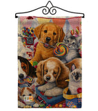 Sweet Ones - Pets Nature Vertical Impressions Decorative Flags HG110070 Made In USA