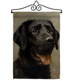 Black Lab - Pets Nature Vertical Impressions Decorative Flags HG110076 Made In USA