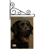 Black Lab - Pets Nature Vertical Impressions Decorative Flags HG110076 Made In USA