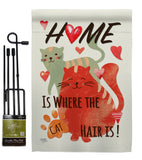 Furry Cat - Pets Nature Vertical Impressions Decorative Flags HG110078 Made In USA