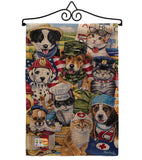 Working Paws - Pets Nature Vertical Impressions Decorative Flags HG110081 Made In USA