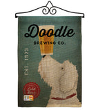 Doodle Brewing - Pets Nature Vertical Impressions Decorative Flags HG110112 Made In USA