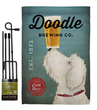 Doodle Brewing - Pets Nature Vertical Impressions Decorative Flags HG110112 Made In USA