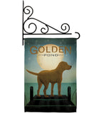 Golden Pond - Pets Nature Vertical Impressions Decorative Flags HG110135 Made In USA