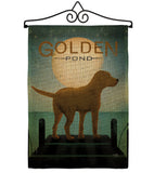 Golden Pond - Pets Nature Vertical Impressions Decorative Flags HG110135 Made In USA