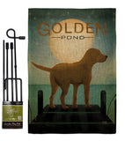 Golden Pond - Pets Nature Vertical Impressions Decorative Flags HG110135 Made In USA