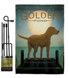 Golden Pond - Pets Nature Vertical Impressions Decorative Flags HG110135 Made In USA