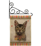 Abyssiniar Happiness - Pets Nature Vertical Impressions Decorative Flags HG110140 Made In USA