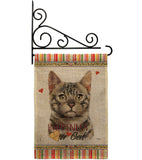 Bengal Happiness - Pets Nature Vertical Impressions Decorative Flags HG110152 Made In USA