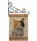 Dilute Calico Happiness - Pets Nature Vertical Impressions Decorative Flags HG110176 Made In USA