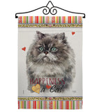 Himalayan Happiness - Pets Nature Vertical Impressions Decorative Flags HG110181 Made In USA