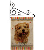 Tan Norfolk Terrier Happiness - Pets Nature Vertical Impressions Decorative Flags HG110186 Made In USA